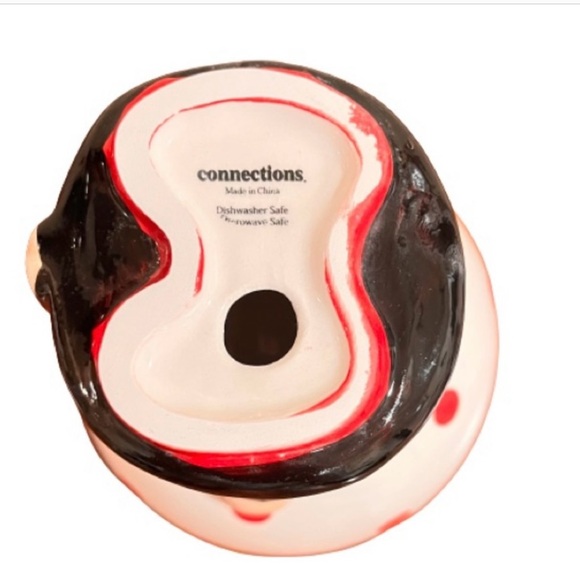 NWT- Christmas Gnome Polka Dot Candy /Serving Dish. - Picture 5 of 6